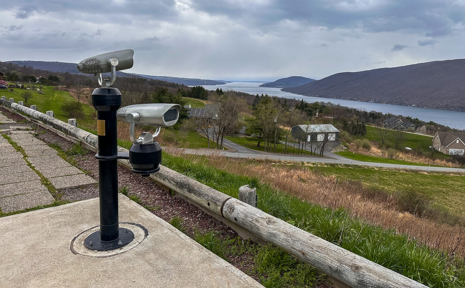 Naples, New York Looking Over Canandaigua Lake