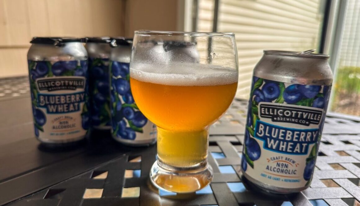 Ellicotville Brewing nonalcoholic beer Blueberry Wheat_Featured Image
