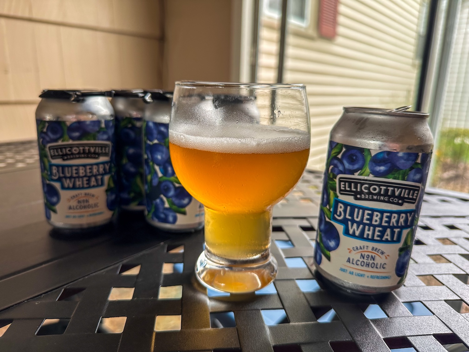 Ellicotville Brewing nonalcoholic beer Blueberry Wheat_Featured Image