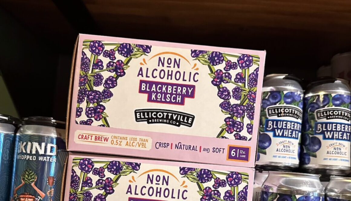 Ellicotville Brewing Company Nonalcoholic Blackberry Kolsch Beer