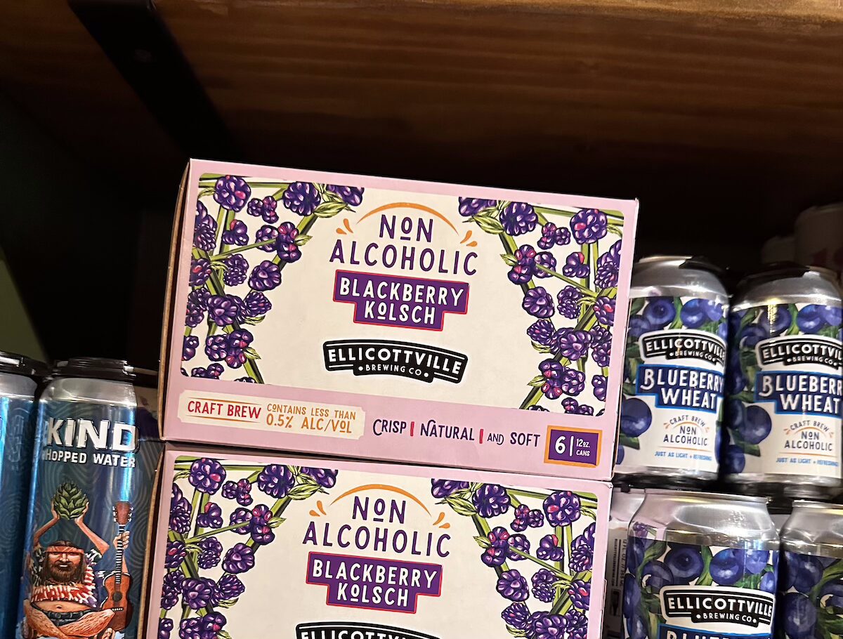 Ellicotville Brewing Company Nonalcoholic Blackberry Kolsch Beer
